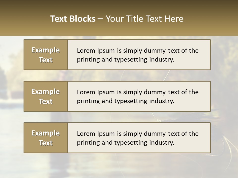 A Man Standing In A River Holding A Fish PowerPoint Template