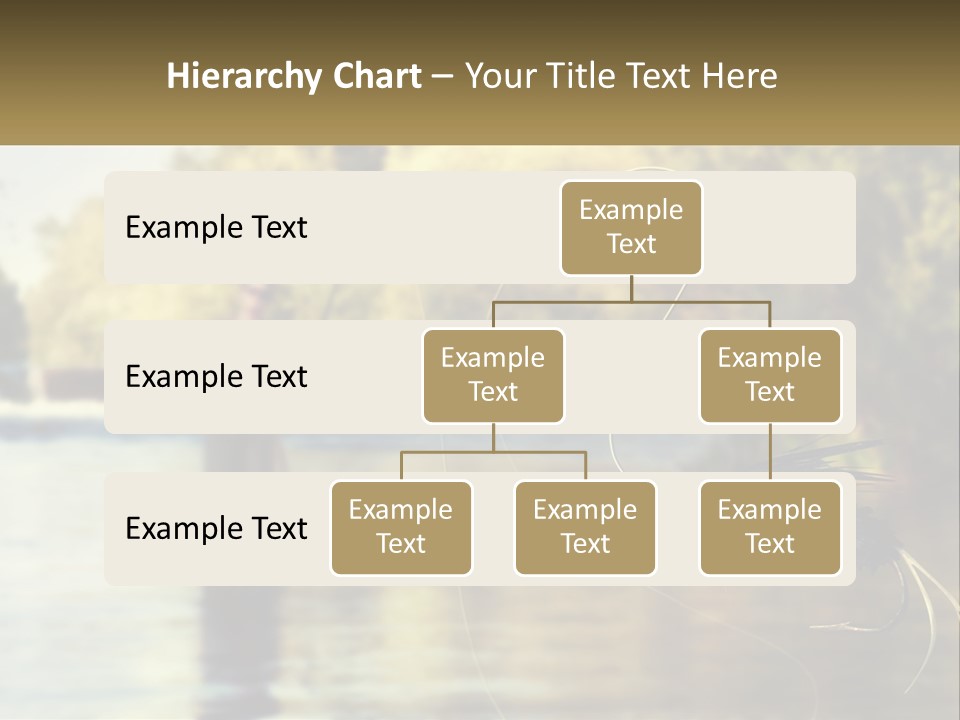 A Man Standing In A River Holding A Fish PowerPoint Template