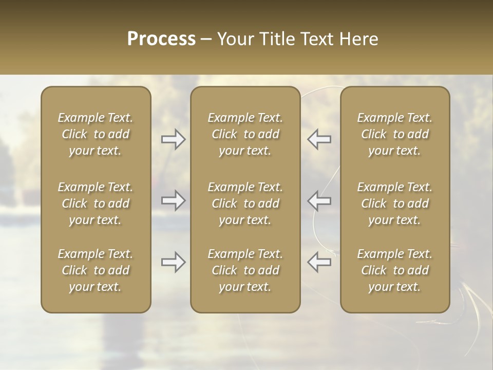 A Man Standing In A River Holding A Fish PowerPoint Template