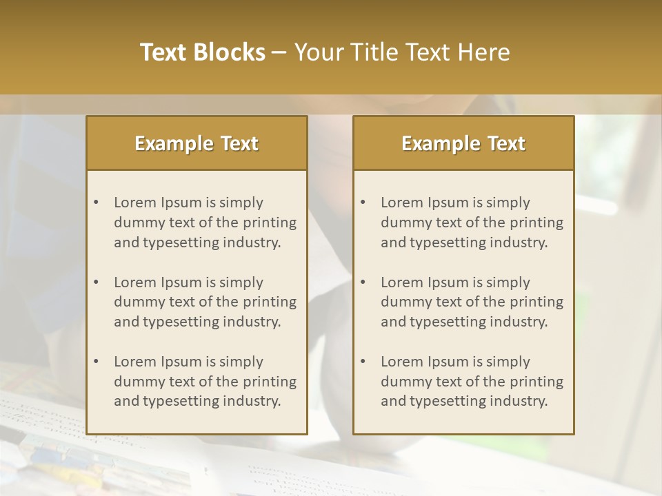 A Young Boy Reading A Book On Top Of A Table PowerPoint Template