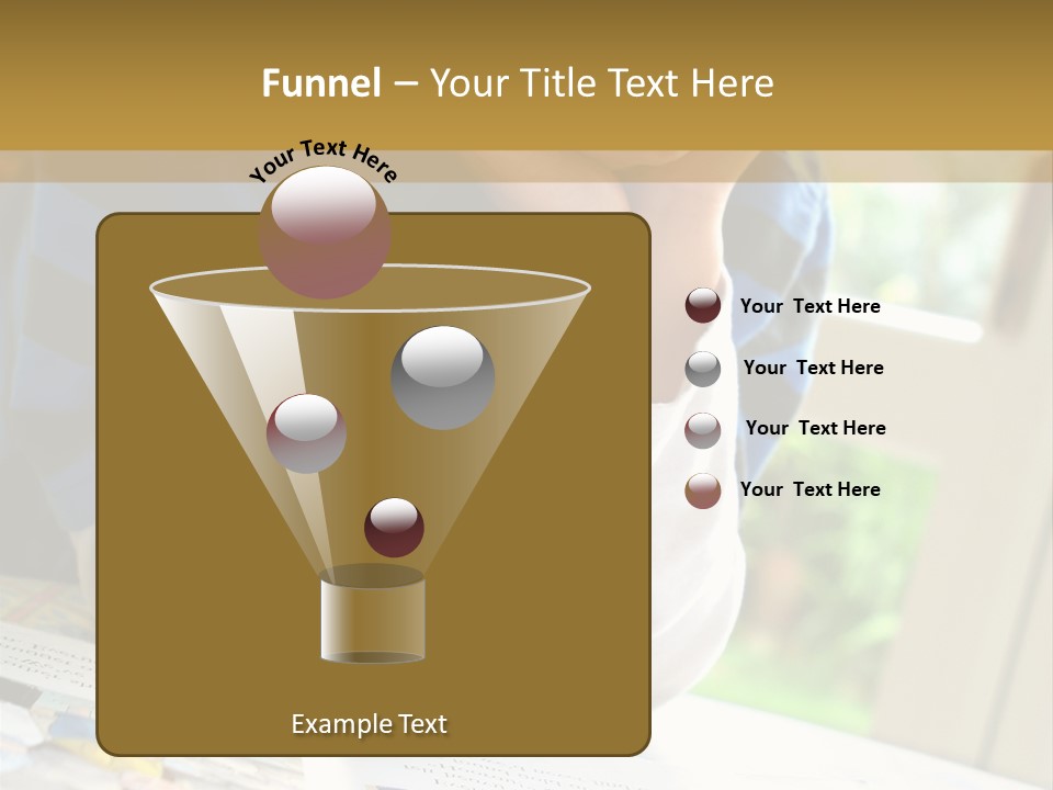 A Young Boy Reading A Book On Top Of A Table PowerPoint Template