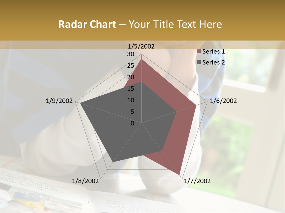 A Young Boy Reading A Book On Top Of A Table PowerPoint Template