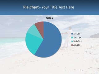 A Man And Woman On A Beach Holding Hands PowerPoint Template