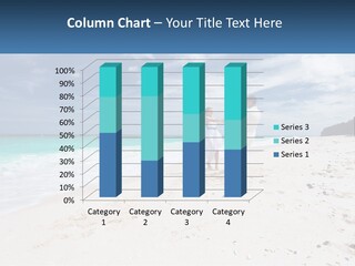 A Man And Woman On A Beach Holding Hands PowerPoint Template