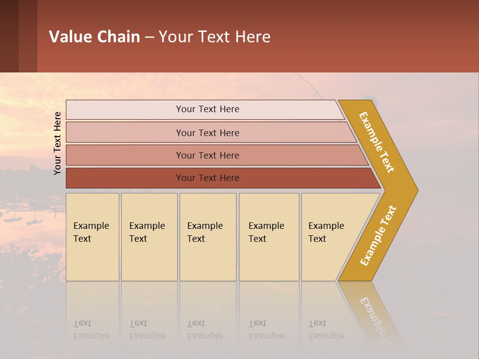 A Man Standing On A Boat Holding A Fishing Pole PowerPoint Template