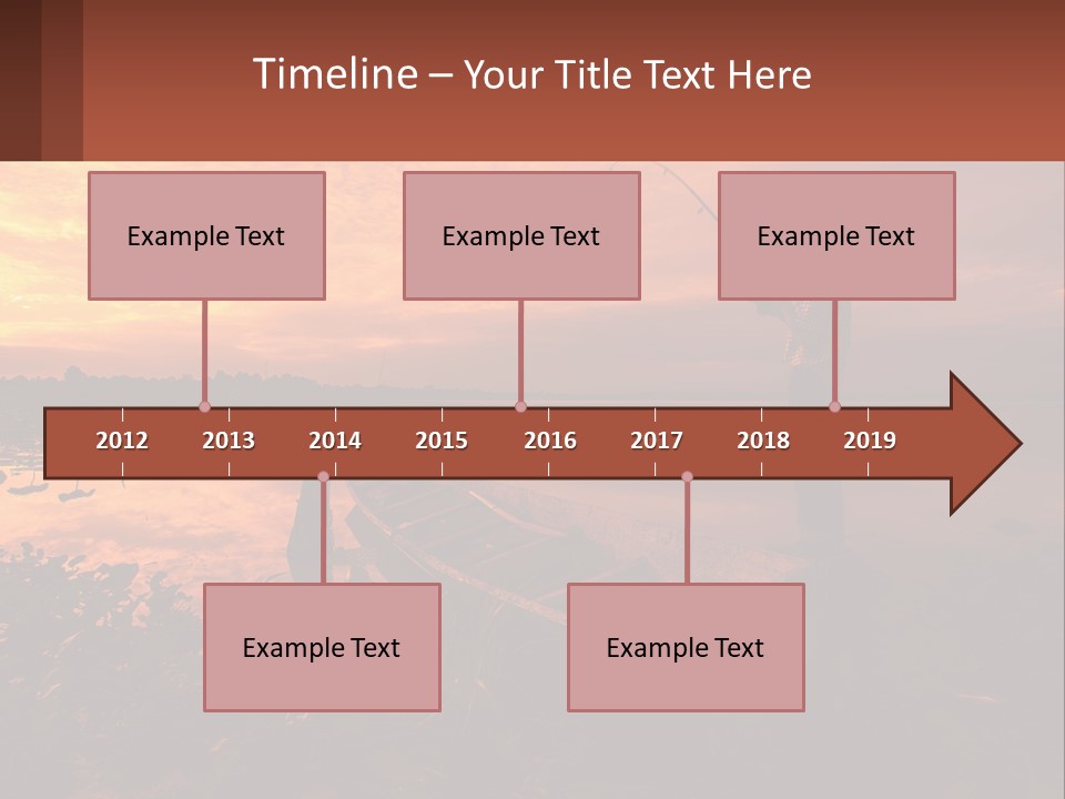 A Man Standing On A Boat Holding A Fishing Pole PowerPoint Template
