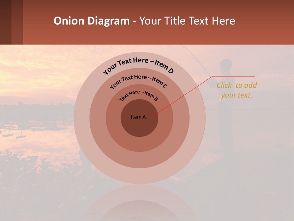 A Man Standing On A Boat Holding A Fishing Pole PowerPoint Template