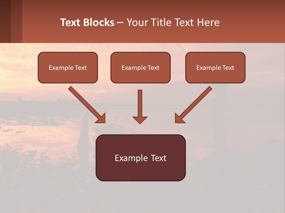 A Man Standing On A Boat Holding A Fishing Pole PowerPoint Template