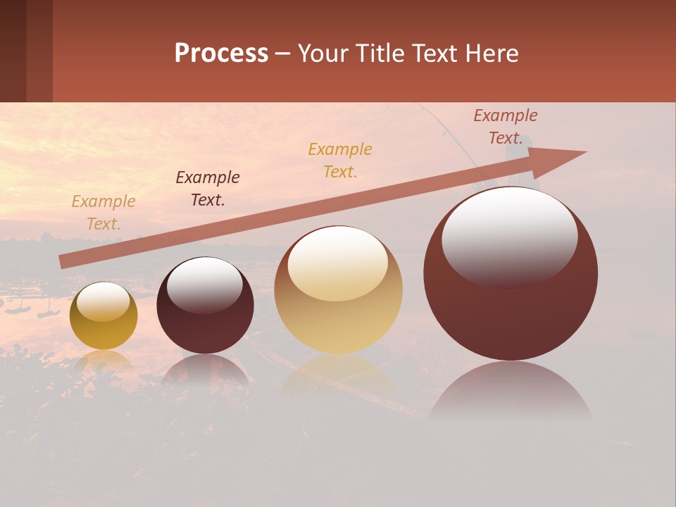 A Man Standing On A Boat Holding A Fishing Pole PowerPoint Template