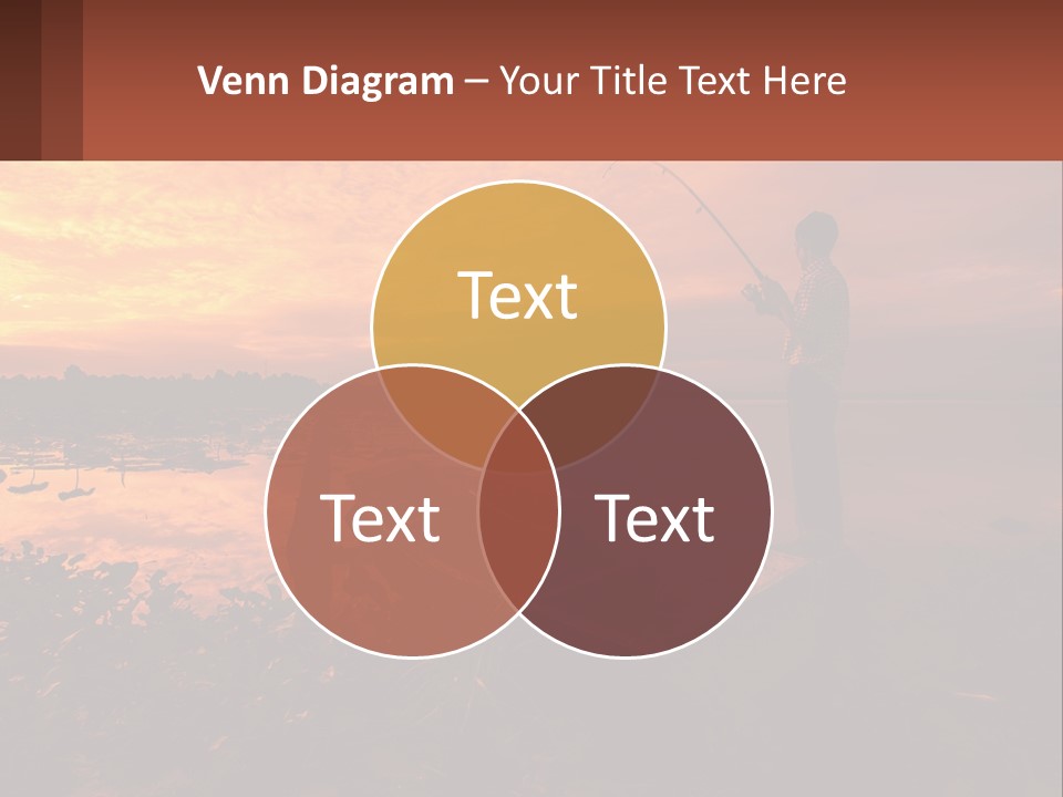 A Man Standing On A Boat Holding A Fishing Pole PowerPoint Template