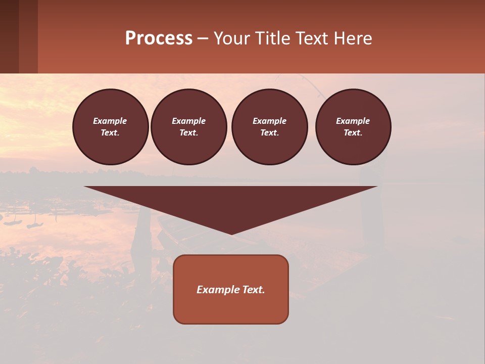 A Man Standing On A Boat Holding A Fishing Pole PowerPoint Template