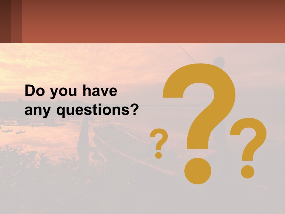 A Man Standing On A Boat Holding A Fishing Pole PowerPoint Template