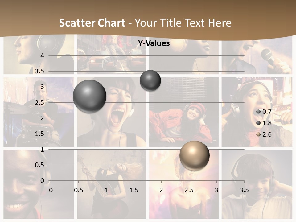 A Collage Of People With Headphones And Microphones PowerPoint Template