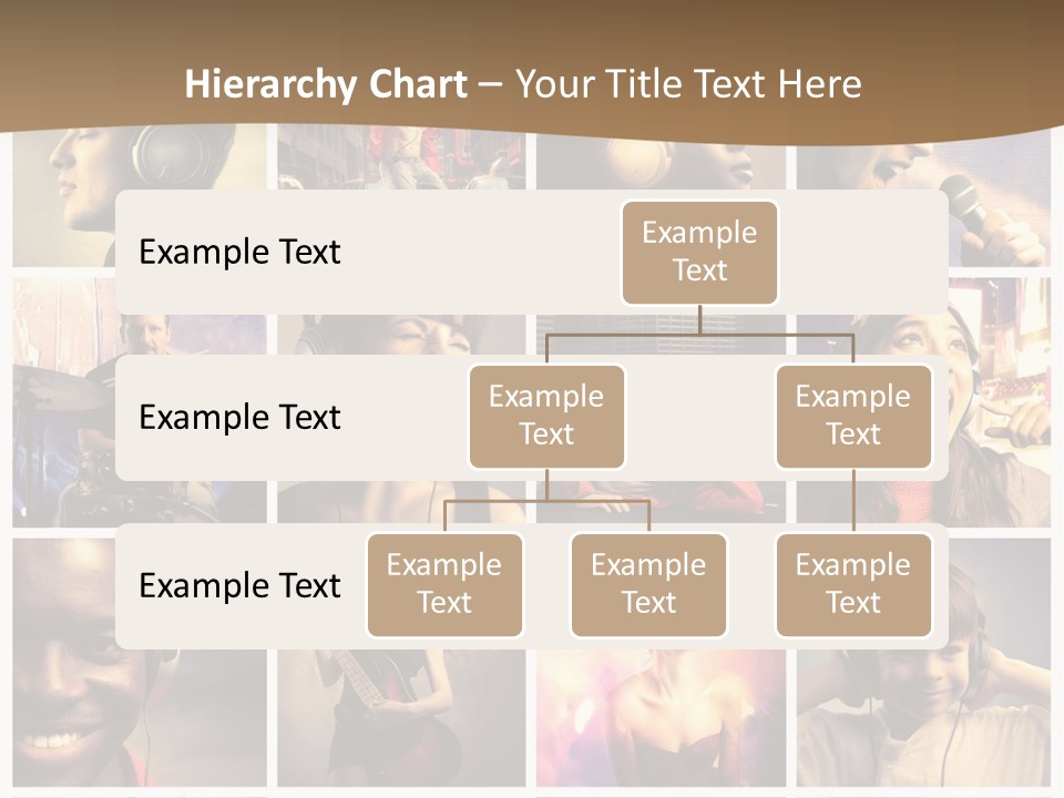 A Collage Of People With Headphones And Microphones PowerPoint Template