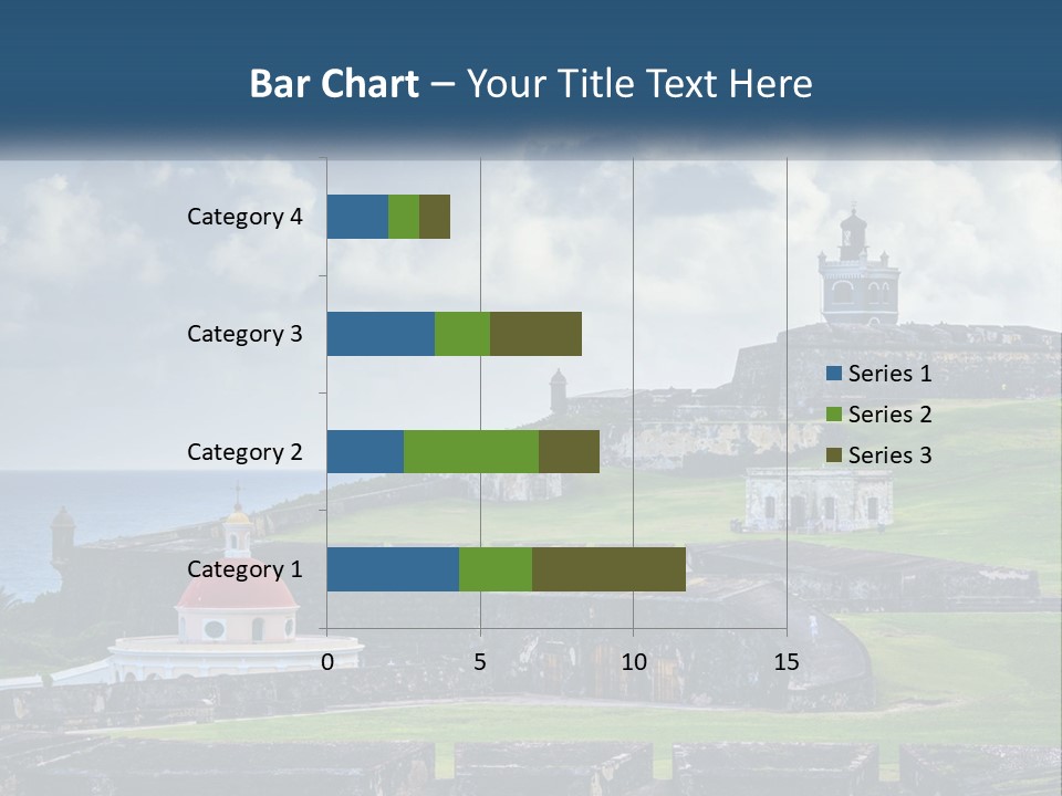 A Castle On Top Of A Hill Near The Ocean PowerPoint Template