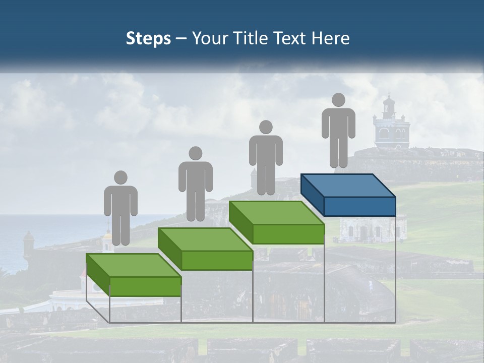 A Castle On Top Of A Hill Near The Ocean PowerPoint Template