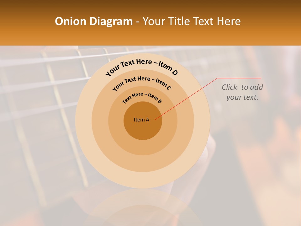 A Person Playing A Guitar With A Name Of Presentation PowerPoint Template