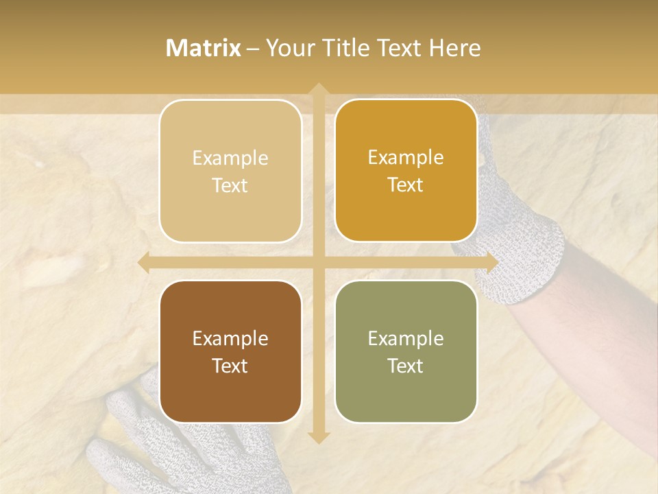 A Man Working On A Wall With A Hammer PowerPoint Template