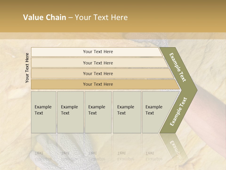 A Man Working On A Wall With A Hammer PowerPoint Template