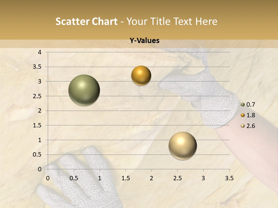 A Man Working On A Wall With A Hammer PowerPoint Template