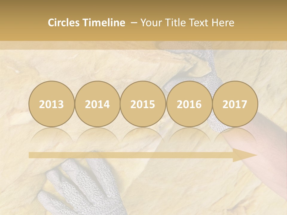 A Man Working On A Wall With A Hammer PowerPoint Template