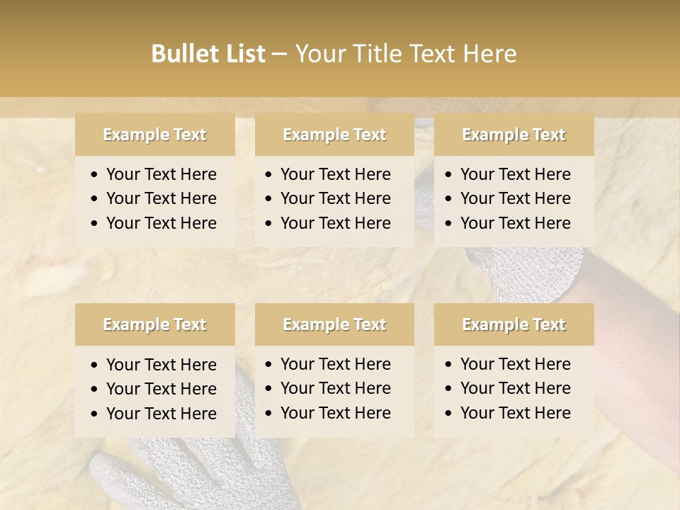 A Man Working On A Wall With A Hammer PowerPoint Template