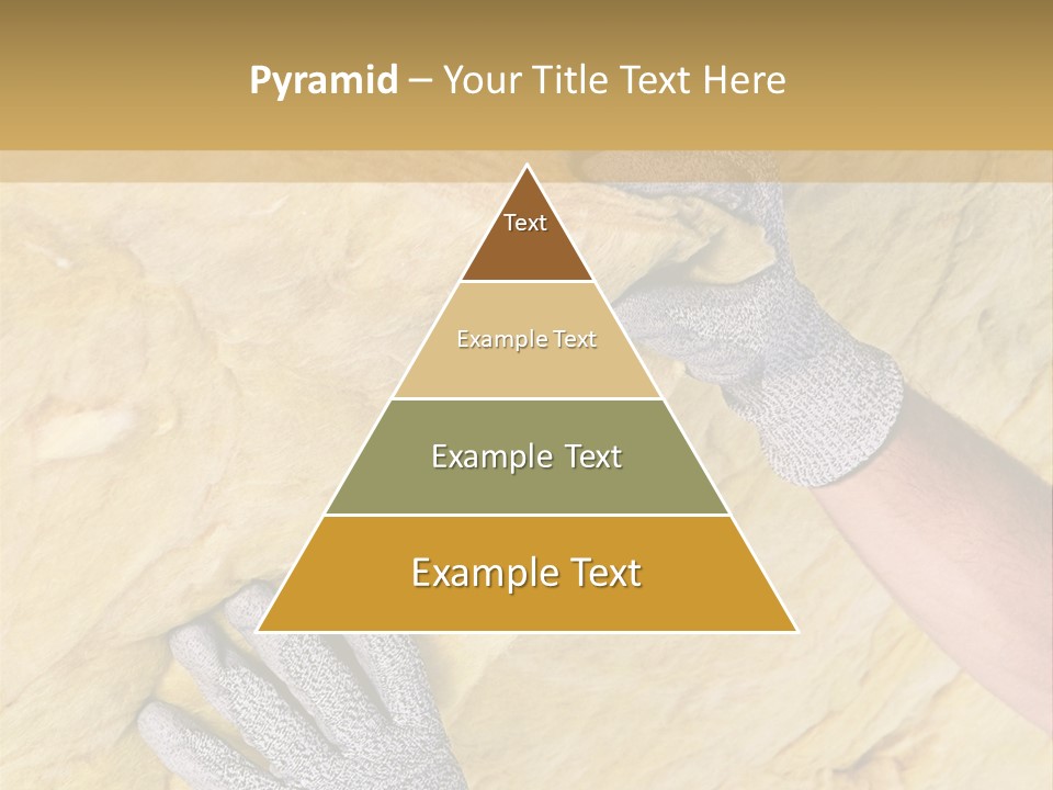 A Man Working On A Wall With A Hammer PowerPoint Template