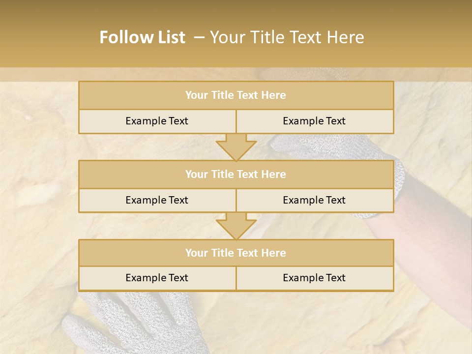 A Man Working On A Wall With A Hammer PowerPoint Template