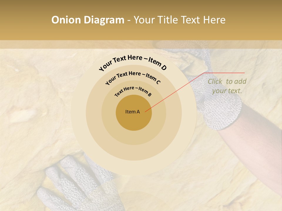 A Man Working On A Wall With A Hammer PowerPoint Template