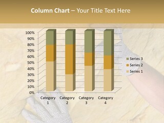 A Man Working On A Wall With A Hammer PowerPoint Template