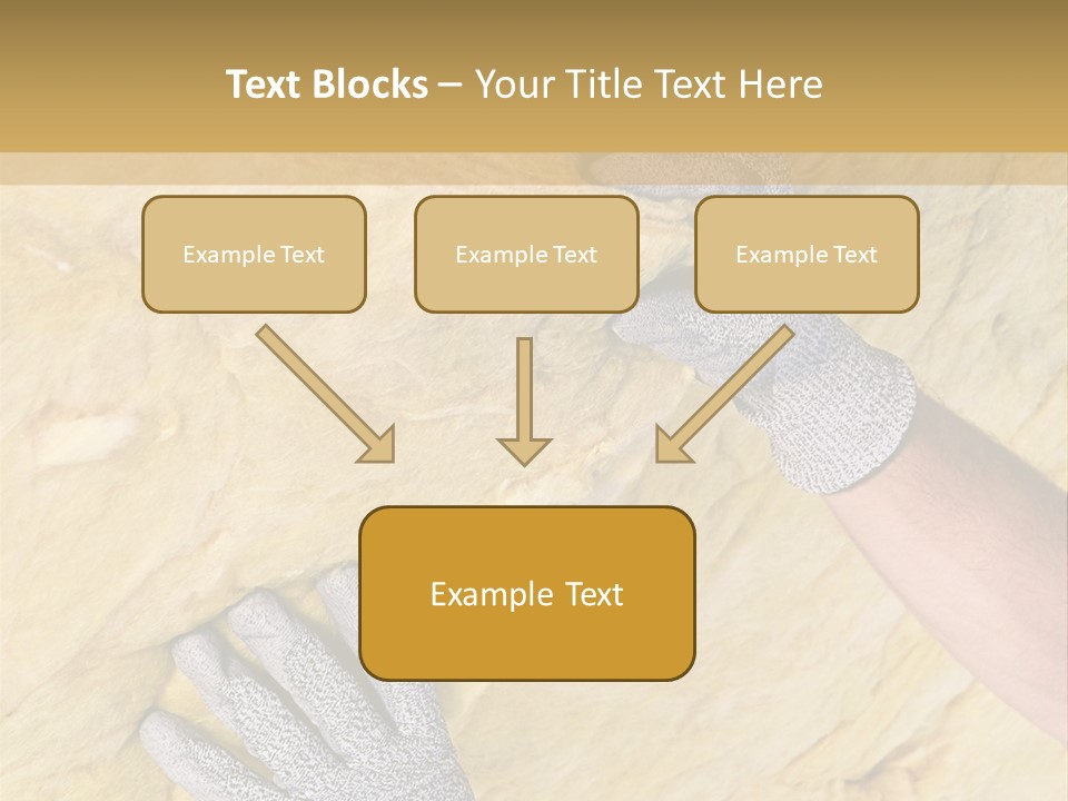 A Man Working On A Wall With A Hammer PowerPoint Template