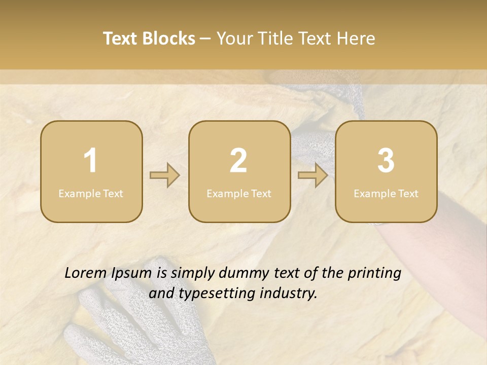 A Man Working On A Wall With A Hammer PowerPoint Template