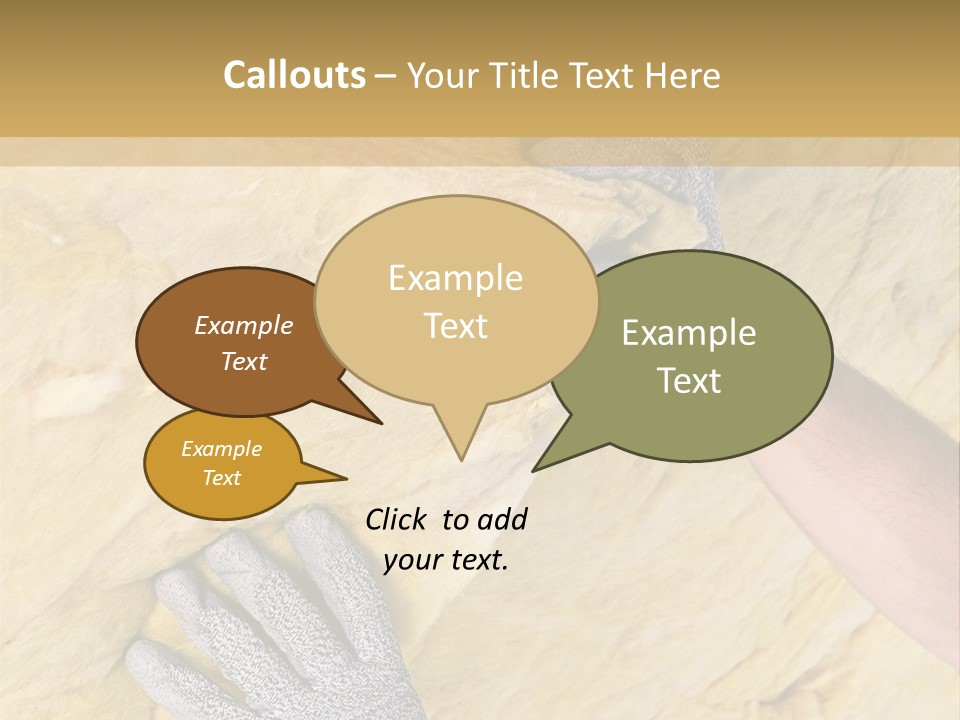 A Man Working On A Wall With A Hammer PowerPoint Template