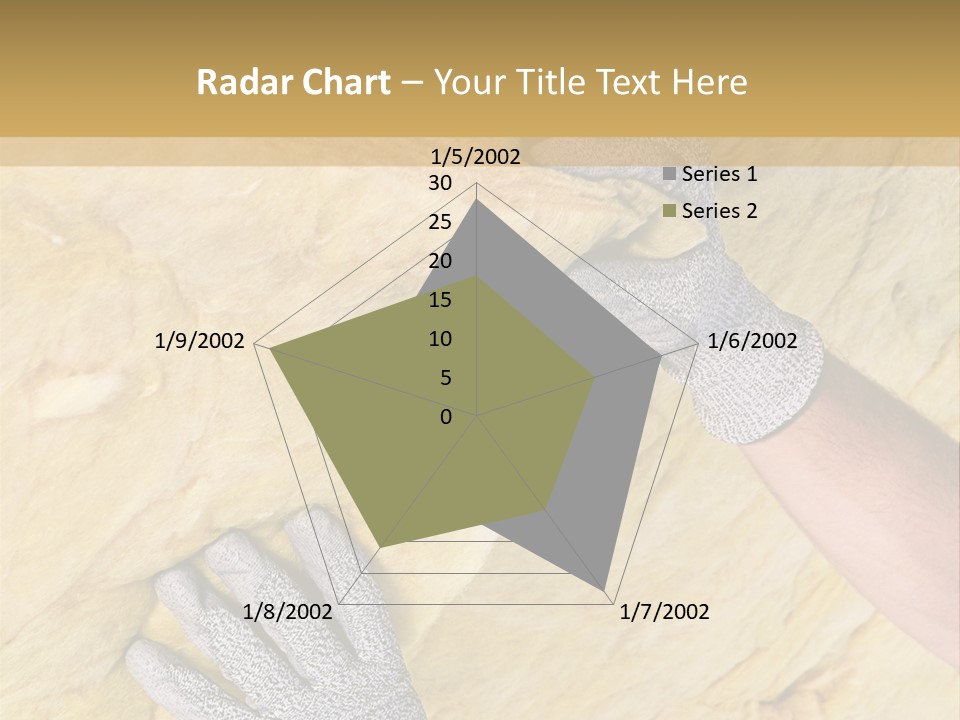 A Man Working On A Wall With A Hammer PowerPoint Template
