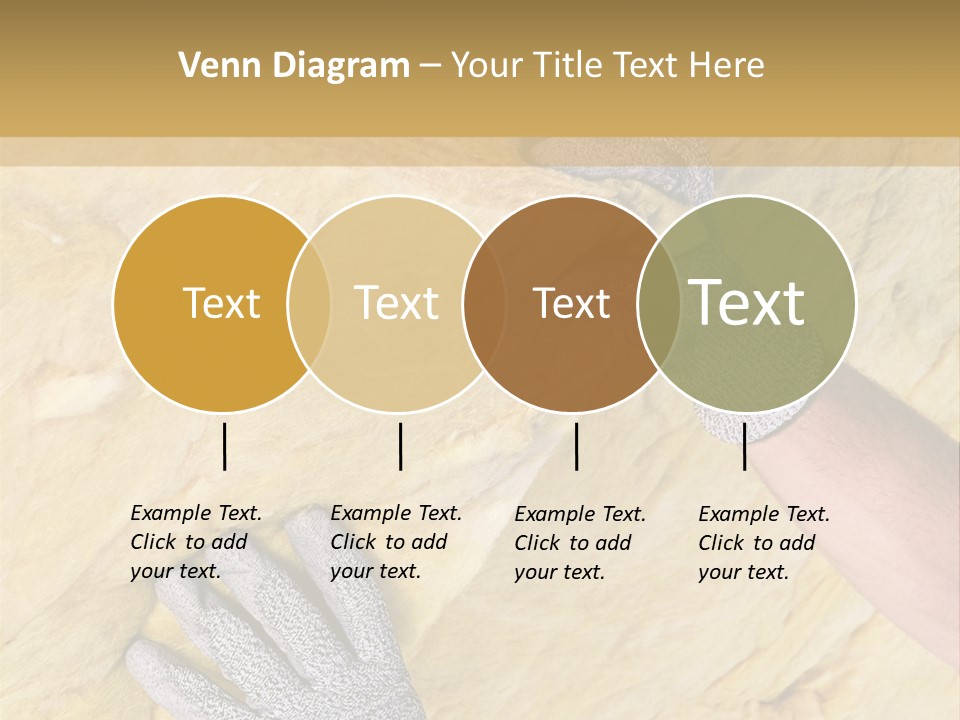 A Man Working On A Wall With A Hammer PowerPoint Template