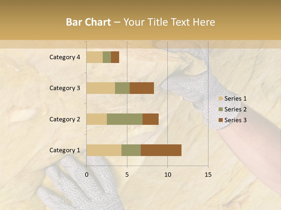 A Man Working On A Wall With A Hammer PowerPoint Template