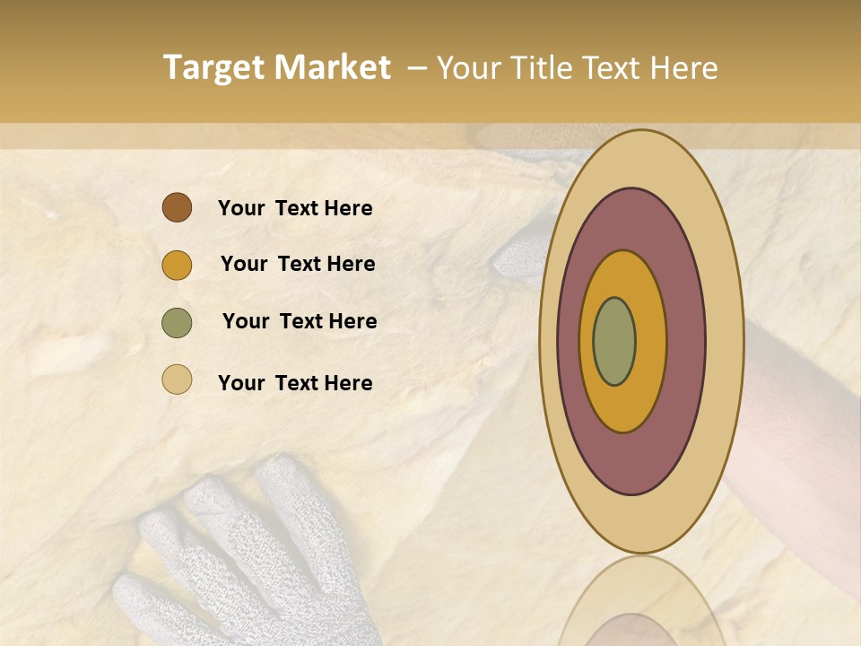 A Man Working On A Wall With A Hammer PowerPoint Template