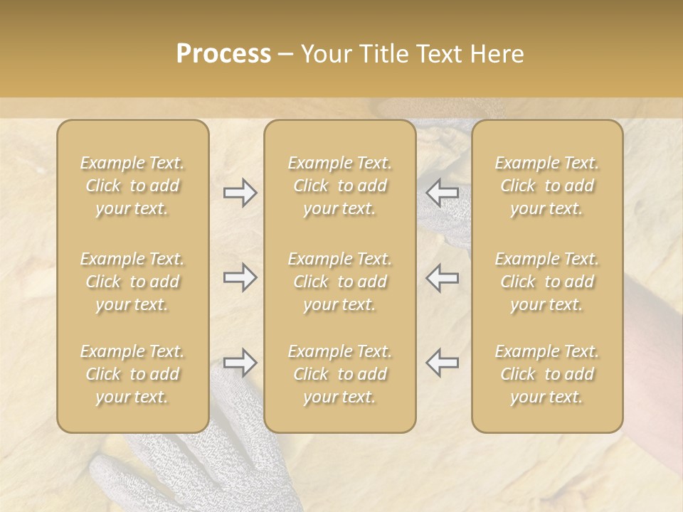 A Man Working On A Wall With A Hammer PowerPoint Template