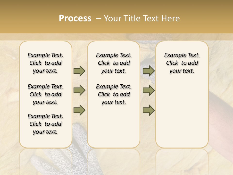 A Man Working On A Wall With A Hammer PowerPoint Template
