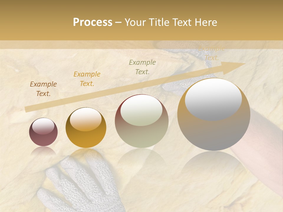 A Man Working On A Wall With A Hammer PowerPoint Template