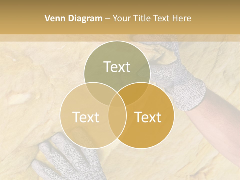 A Man Working On A Wall With A Hammer PowerPoint Template