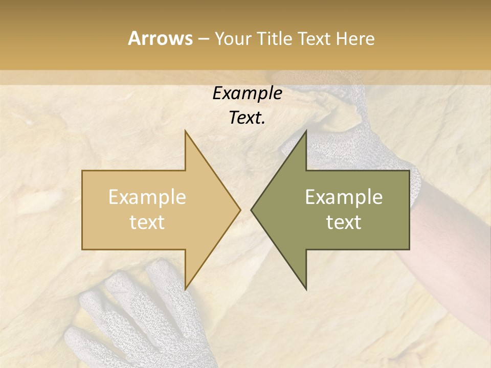 A Man Working On A Wall With A Hammer PowerPoint Template
