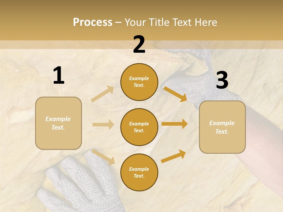 A Man Working On A Wall With A Hammer PowerPoint Template