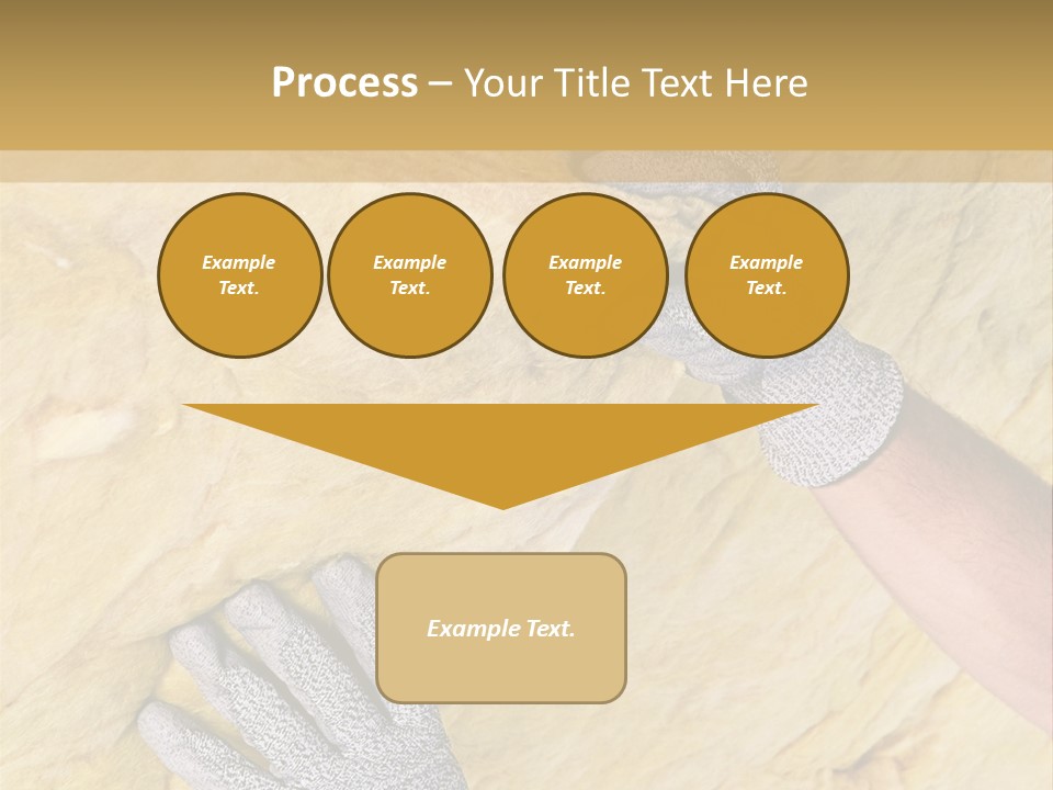 A Man Working On A Wall With A Hammer PowerPoint Template