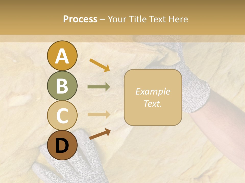 A Man Working On A Wall With A Hammer PowerPoint Template