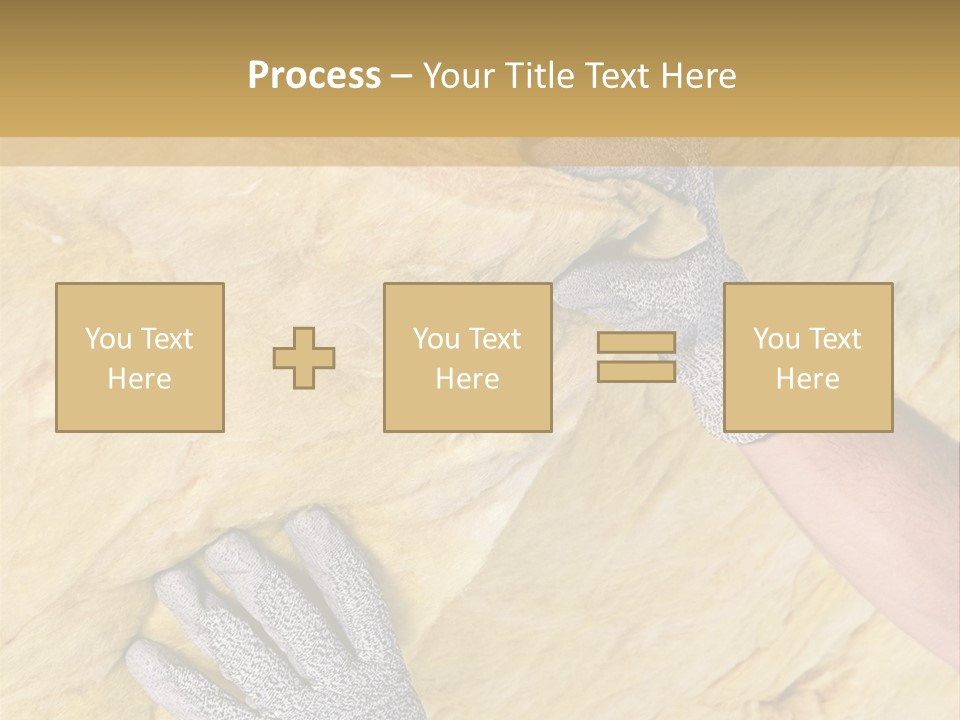 A Man Working On A Wall With A Hammer PowerPoint Template
