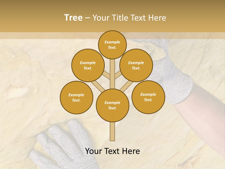 A Man Working On A Wall With A Hammer PowerPoint Template