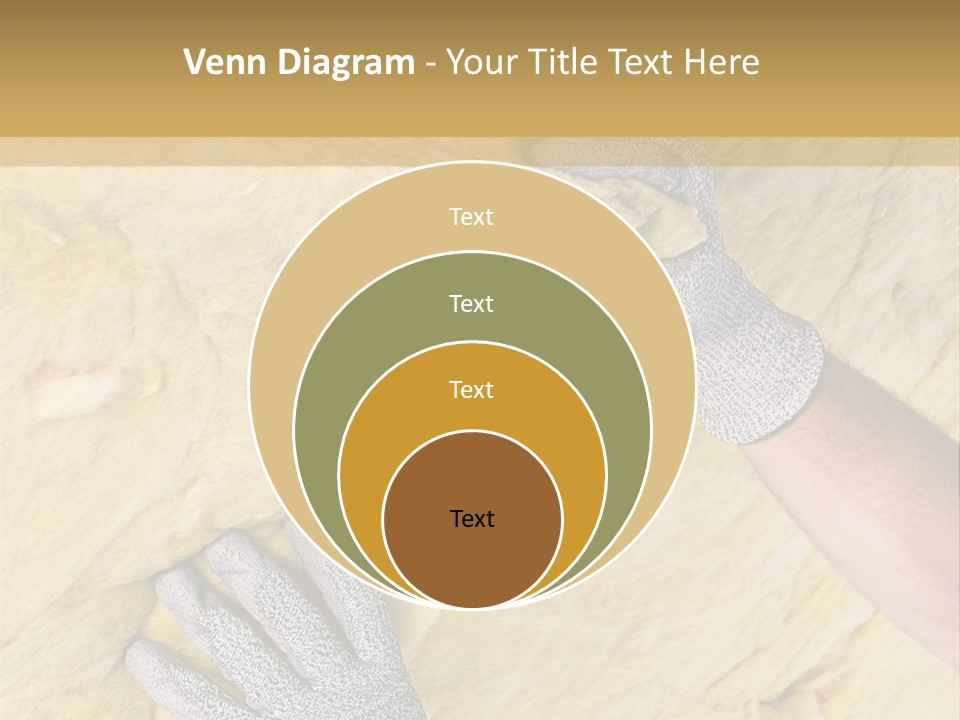 A Man Working On A Wall With A Hammer PowerPoint Template