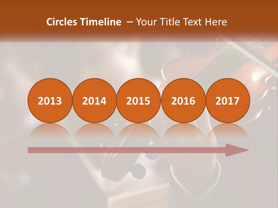 A Person Holding A Violin In Front Of A Group Of People PowerPoint Template