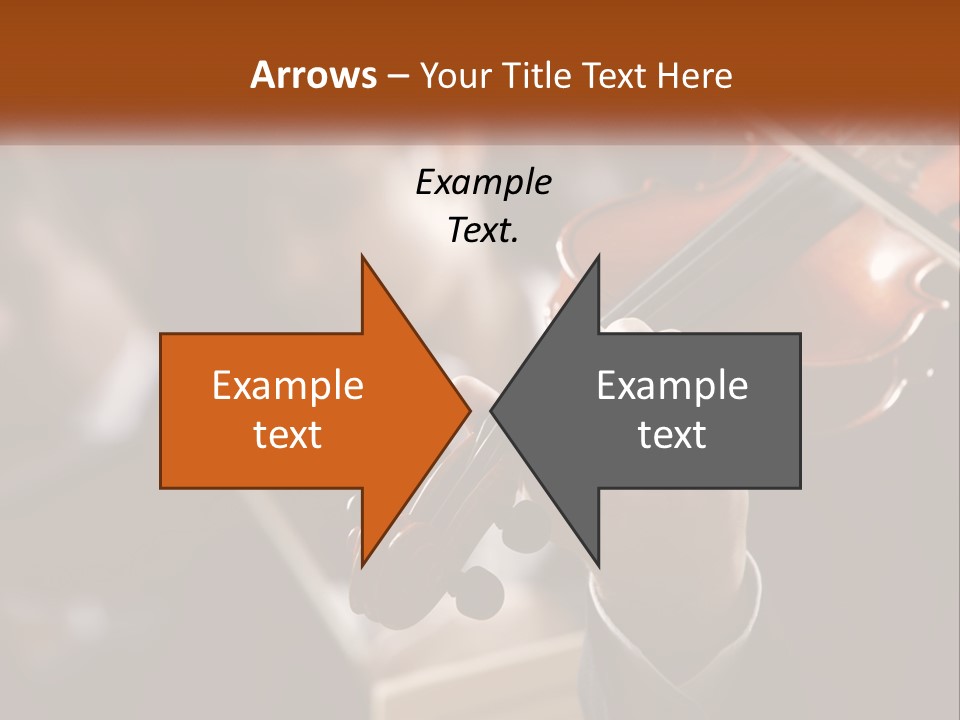 A Person Holding A Violin In Front Of A Group Of People PowerPoint Template